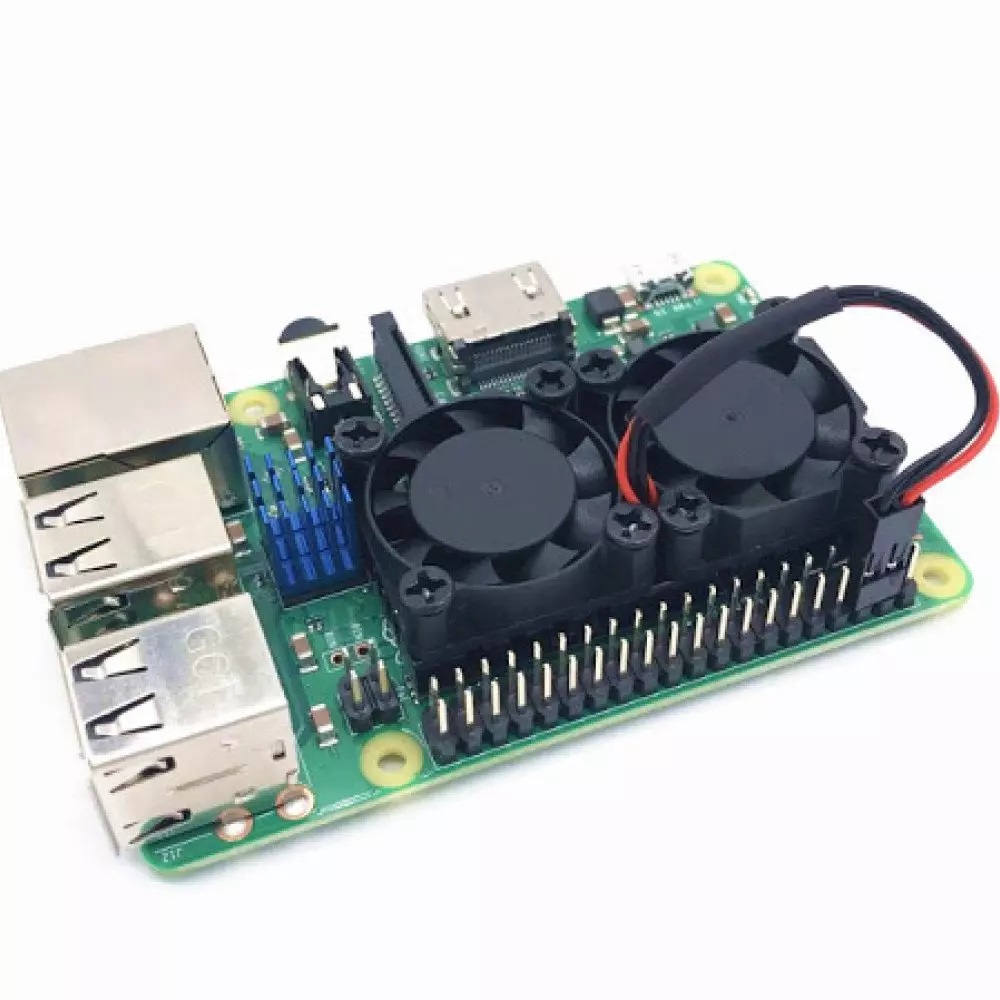 Double Ventilateurs de Refroidissement Pour Raspberry