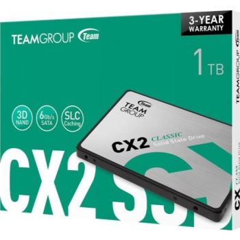 DISQUE DURE SSD SATA3 2"½ 1TB TEAMGROUP CX2  CLASSIC 3D NAND