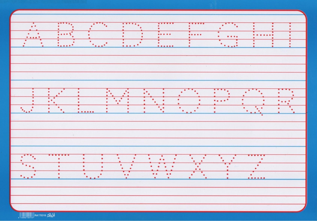 ARDOISE EDUCATIVE EN PAPIER EFFACABLE ATTIAF
