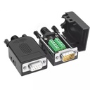 DB9 RS232 公/母连接器