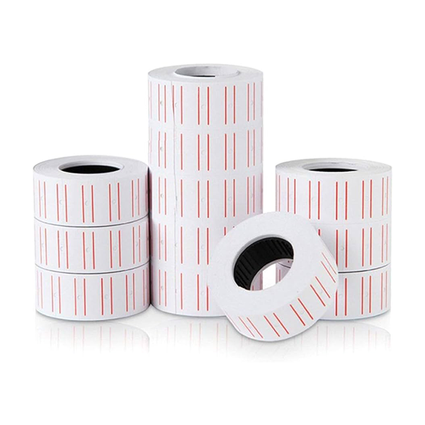 GM XINSHIJI WHITE PRICE LABEL ROLL