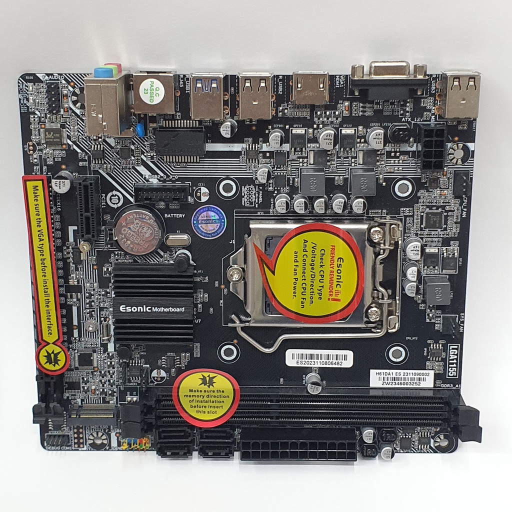 ESONIC H61 MOTHERBOARD