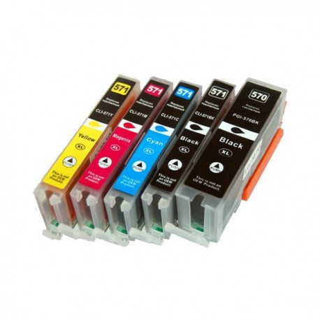 570/571 CMYNN PRINTER CARTRIDGES PACK 5PCS KOANAN