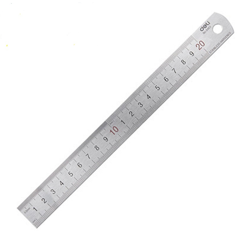 20cm METAL DELI RULER