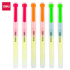 SURLIGNEUR 3 COULEURS 6pcs DELI