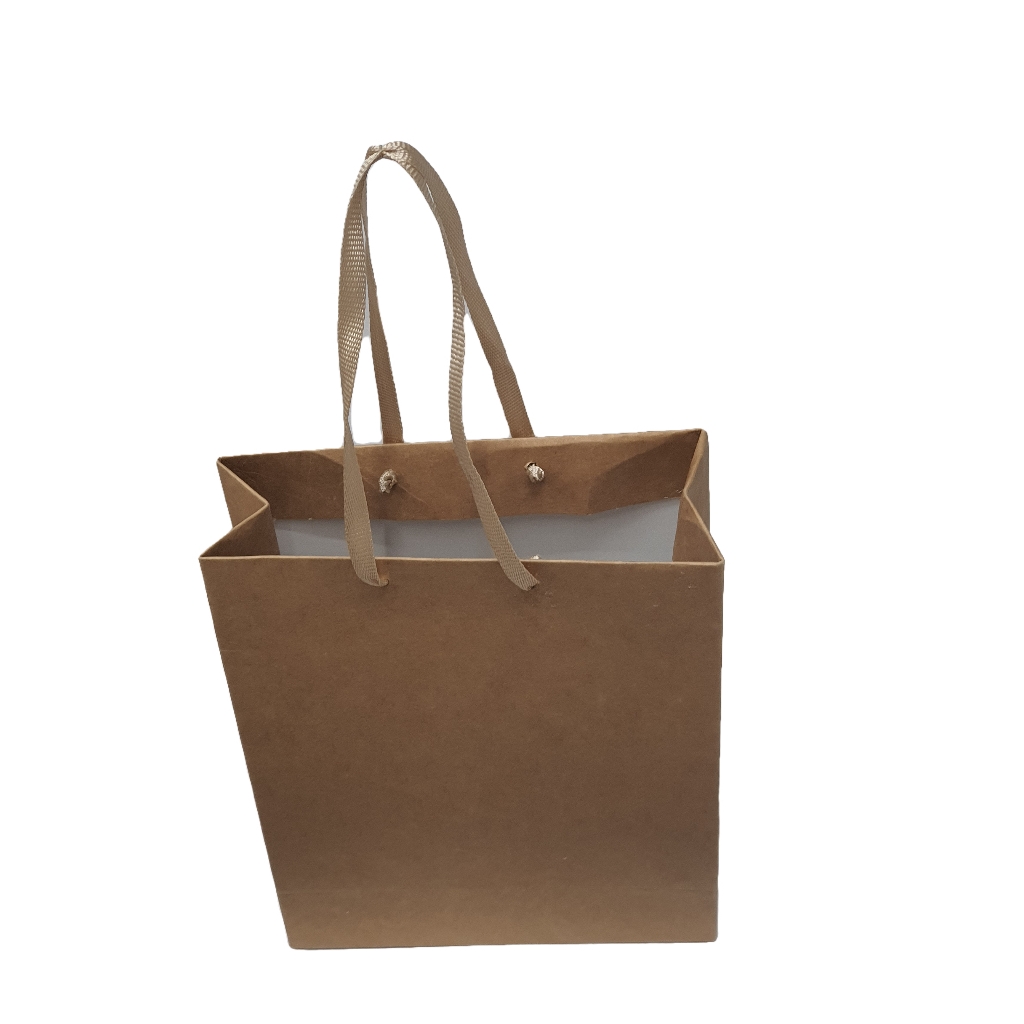SIMPLE KRAFT PAPER BAG 22x27x9cm RACIM