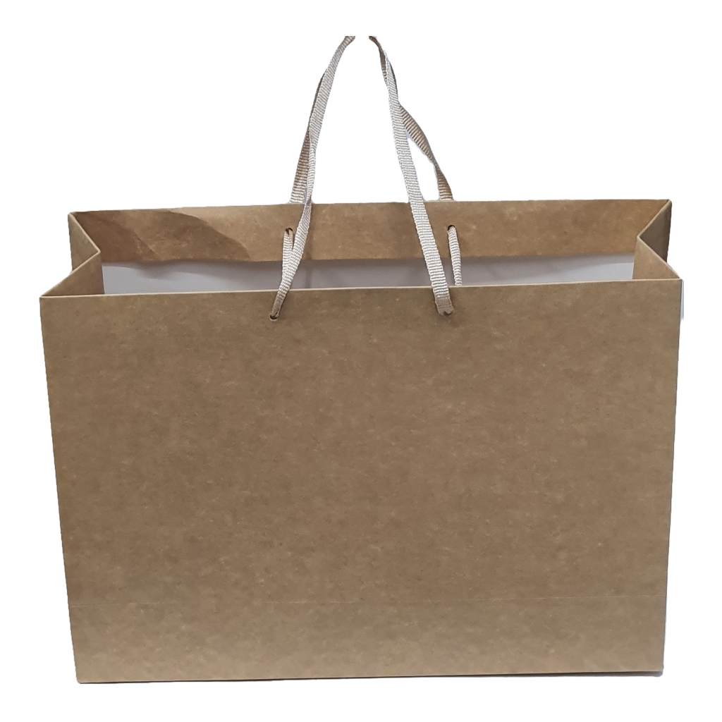 SIMPLE KRAFT PAPER BAG 40x30x13cm RACIM
