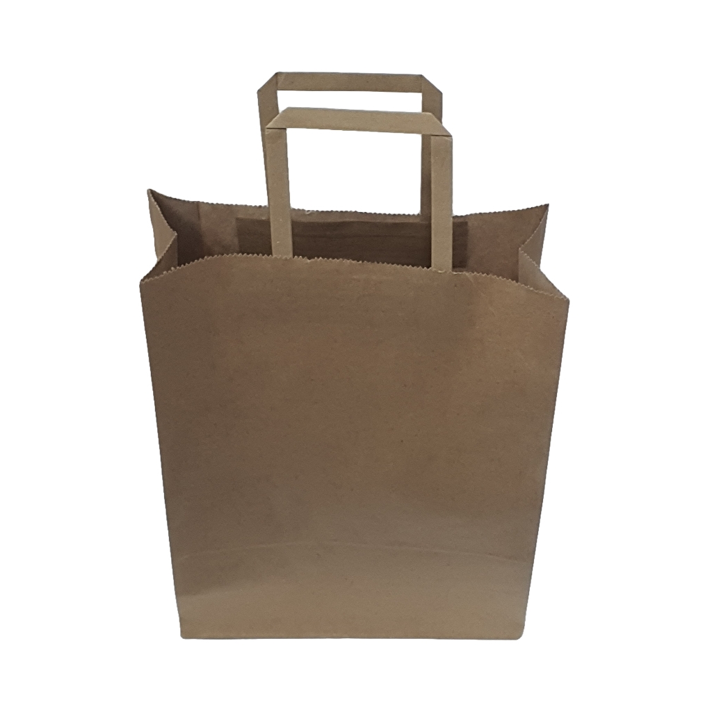 SIMPLE KRAFT PAPER BAG 26x35x10cm RACIM