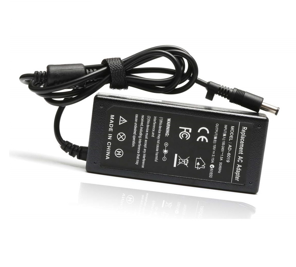 CHARGEUR LAPTOP SAMSUNG 60W 19V 3.16A 5.5x3.0mm