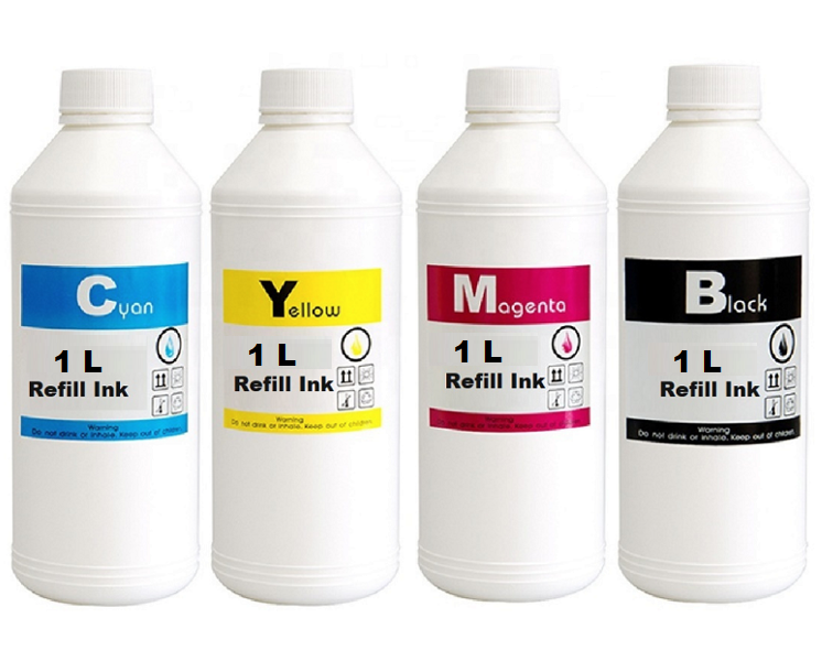 UNIVERSAL PRINTER INK PACK 4 PCS CMYN 1L STAR INK