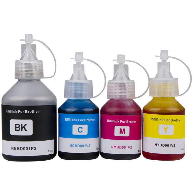 PACK ENCRE BROTHER 4pcs BKx100ml + CMYx50ml