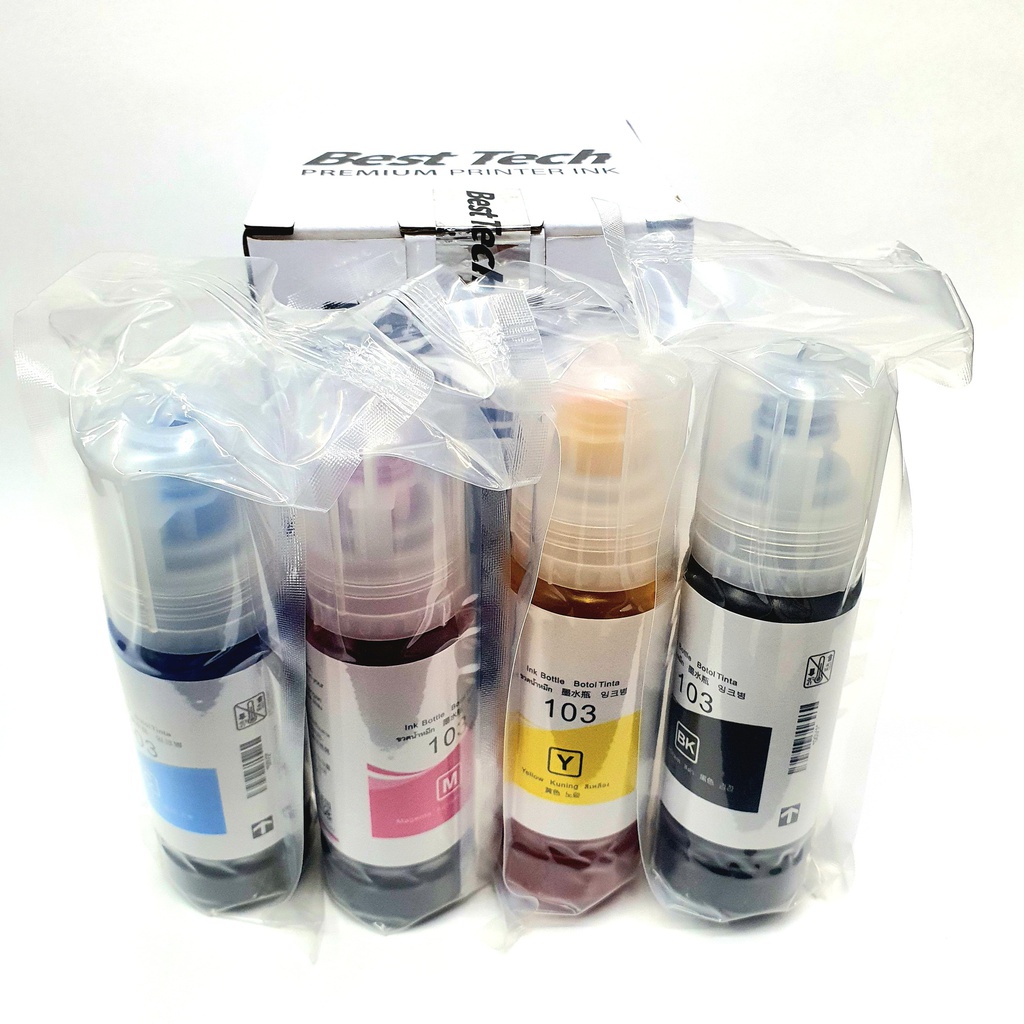 PACK ENCRE EPSON 103 4x70ml CMYN BEST TECH