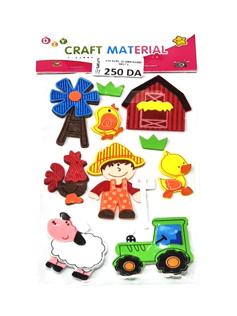 3D STICKERS MM RAMA