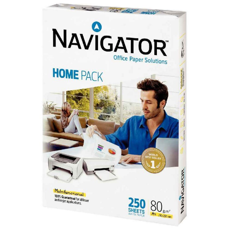 RAME DE PAPIER A4 80G 250F NAVIGATOR