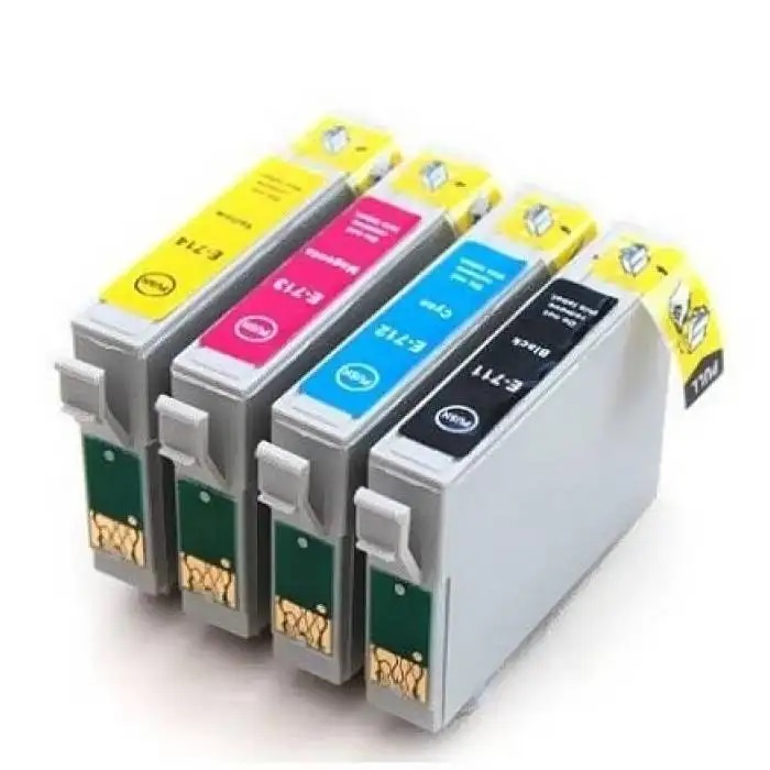 PACK OF 4 POWER-PRINT 711 PRINTER CARTRIDGES