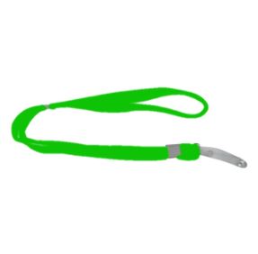 1cm GREEN BADGE HOLDER CHAIN