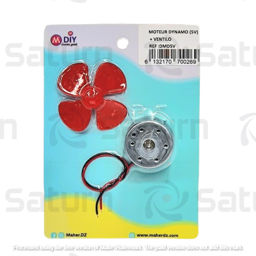 5V DYNAMO MOTOR + FAN