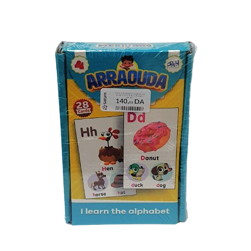 ARRAOUDA CARDS N°4 I LEARN THE ALPHABET ATTIAF