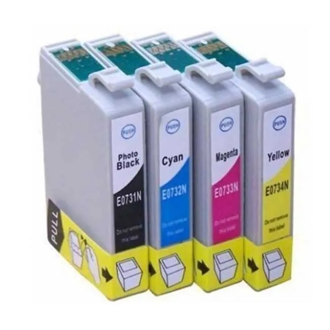 PACK PRINTER CARTRIDGES 731/2/3/4 4pcs STAR INK