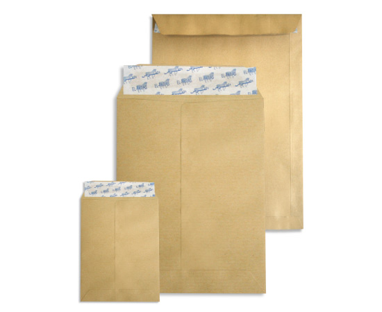 POUCH F24 FARAS 26X33CM 90 G +KRAFT +ADH -FEN BULK