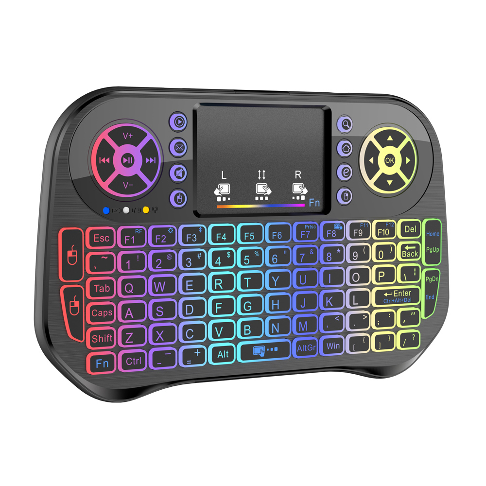 MINI WIRELESS KEYBOARD + BLUETOOTH QWERTY RECHARGEABLE