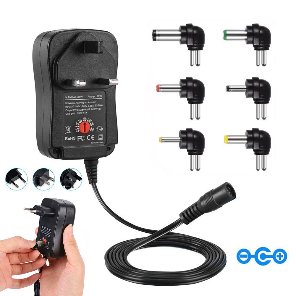 UNIVERSAL TRANSFORMER 3-12V 12-30W 6 HEADS