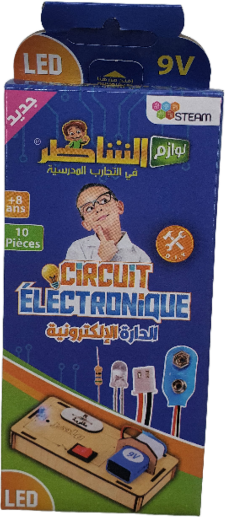CIRCUIT ELECTRIQUE 10 pcs AVEC PILE 9V CHATER