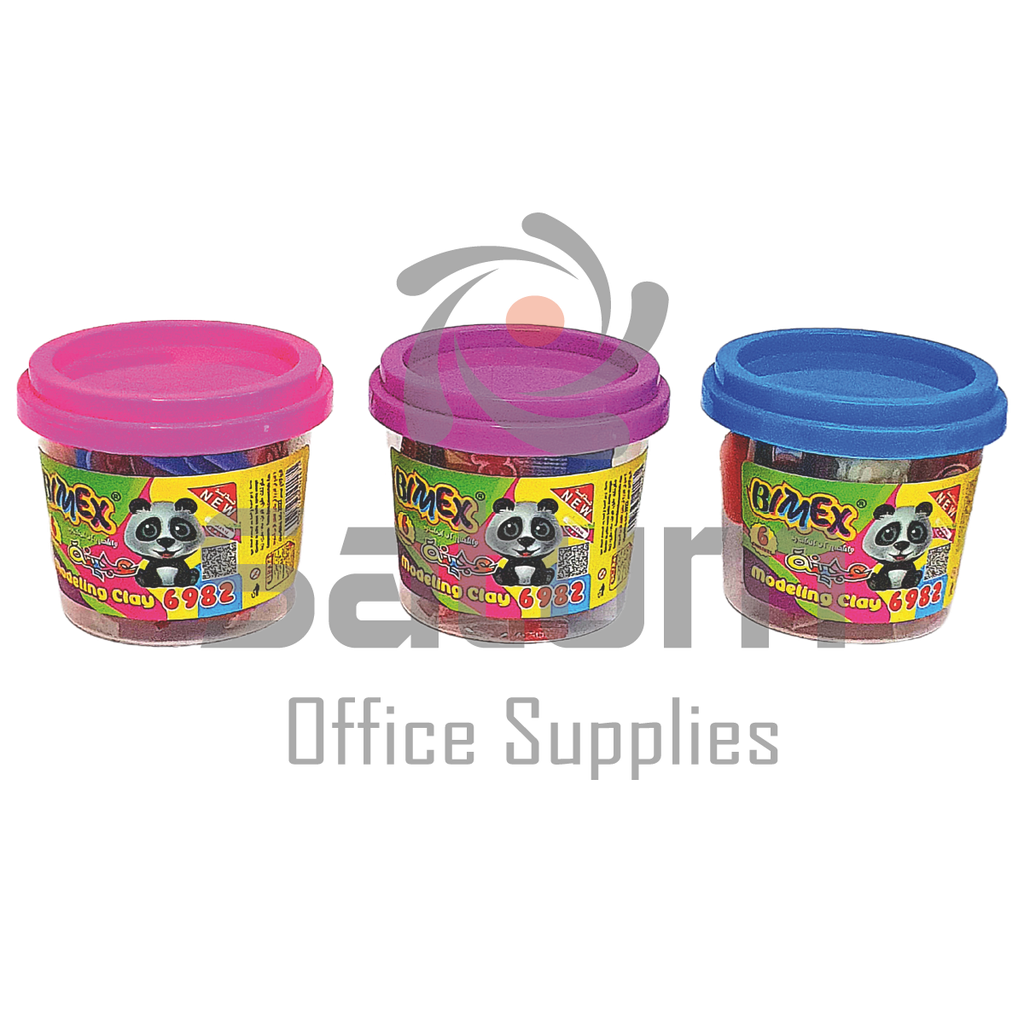 BIMEX 6C+1M BOXED MODELING CLAY