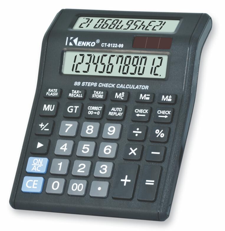  KENKO DOUBLE DISPLAY DESKTOP CALCULATOR