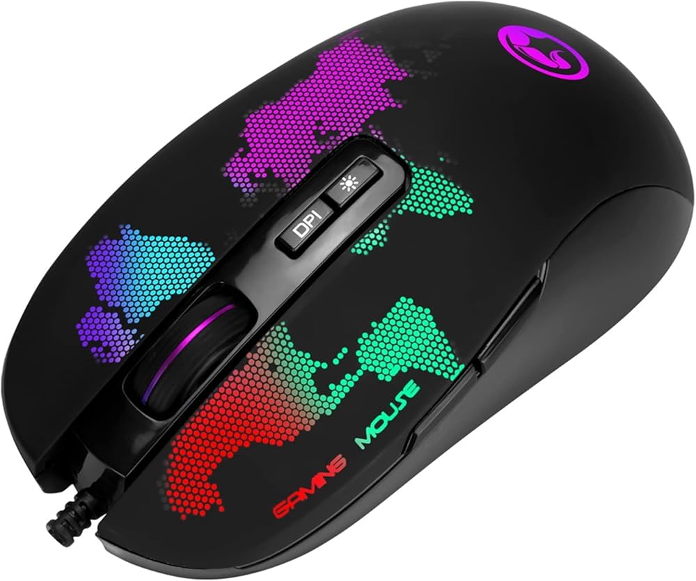 SOURIS GAMING USB 7 BTN 6400 DPI MARVO SCORPION