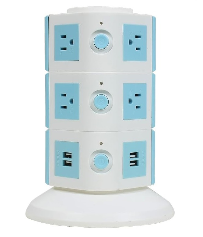 VERTICAL MULTI-SOCKET 11 SOCKETS + 2 USB IM
