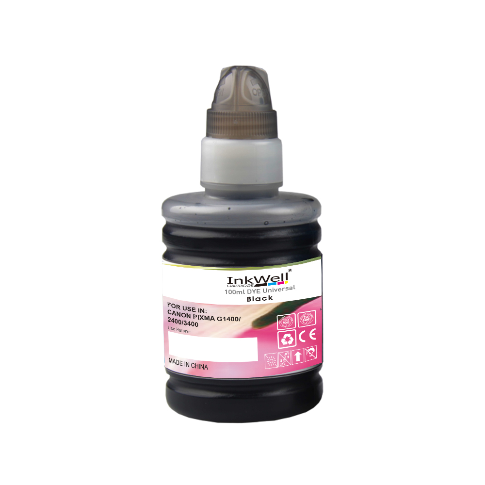 1 件黑色兄弟打印机墨水 100ml 墨水瓶