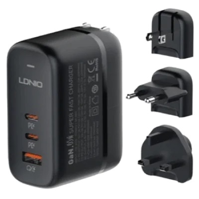 CHARGEUR USB A + 2x USB C 65W LDNIO