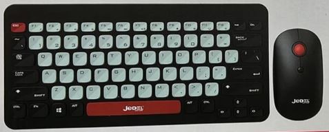 JEDEL AR AZERTY WIRELESS KEYBOARD + MOUSE