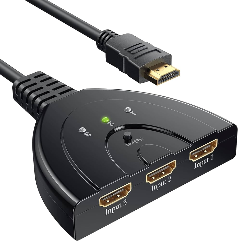 3-PORT 1-OUT HDMI SWITCH