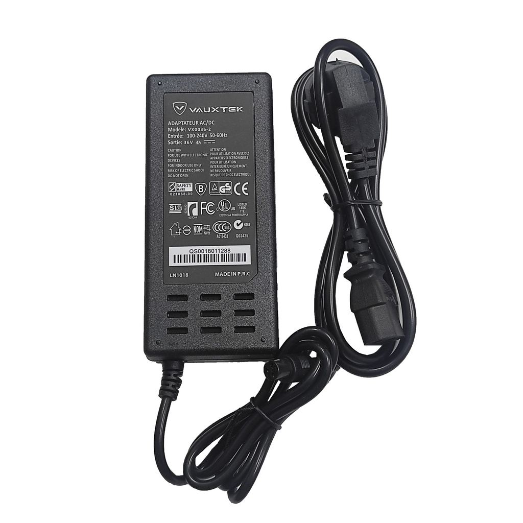 TRANSFORMATEUR 36V 4A DC AVEC CABLE D'ALIMENTATION