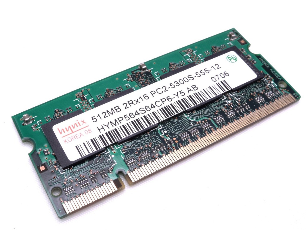 RAM DDR2 512MB PC2 SODIMM FOR LAPTOP RECOVERY