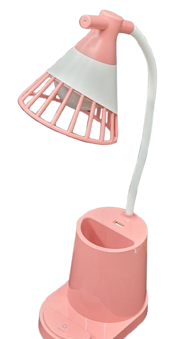 LONGDA LED TOUCH DESK LAMP WITH PEN HOLDER AND PARASOL