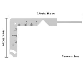 5-IN-1 STAINLESS STEEL SCRAPBOOKING COVER TOOL