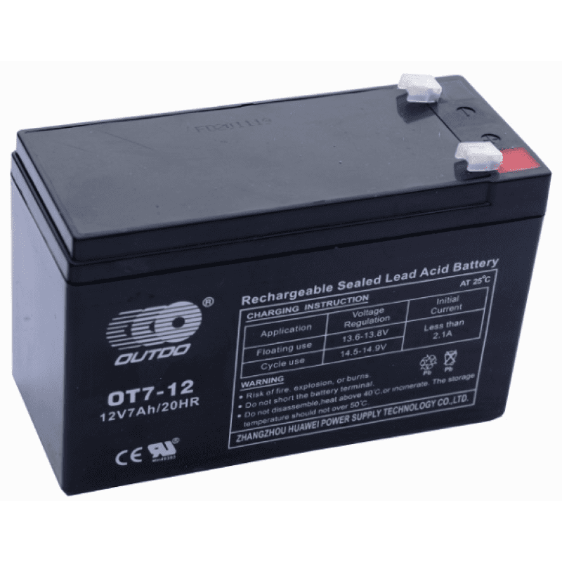 BATTERIE POUR ONDULEUR 12V 7Ah OUTDO