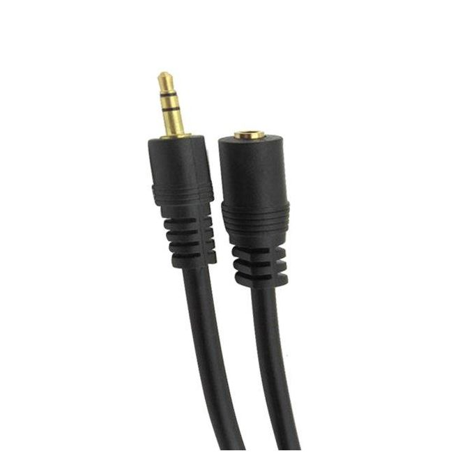 CABLE AUXILIAIRE AUDIO JACK M/F 1.5m CAPSYS