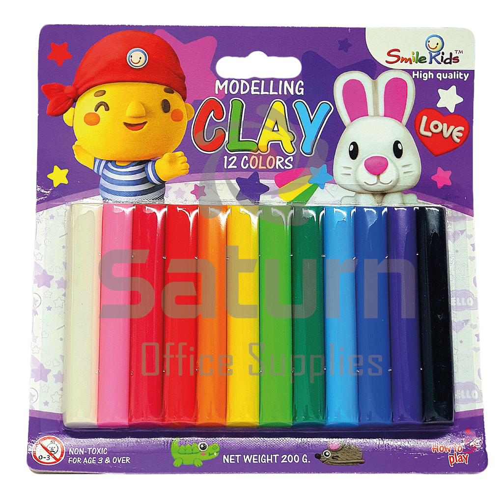 PATE A MODELER 12C SM SMILE KIDS