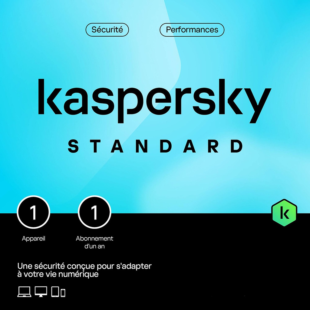 KASPERSKY STANDARD 1 POSTE 1 AN