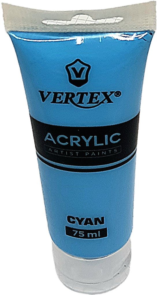 PEINTURE ACRYLIC EN TUBE 75ml VERTEX