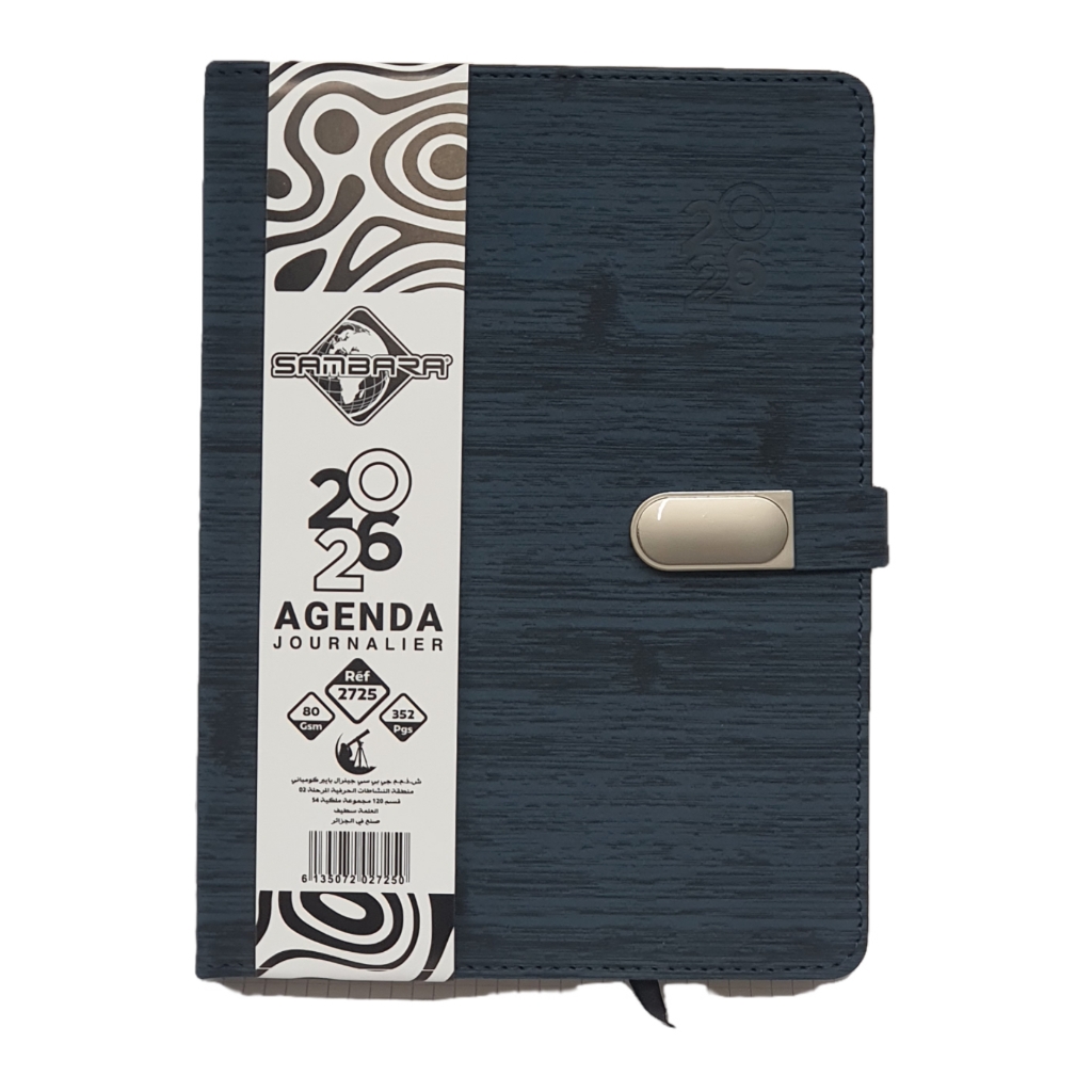 AGENDA 2026 15x21cm JOURNALIER SAMBARA