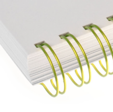 ANNEAUX / SPIRAL METALLIQUE 34 BOUCLES 6.4mm TAZIRI