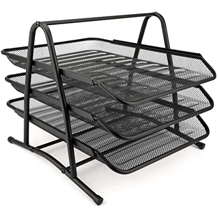 3-TIER METAL DOCUMENT SORTER