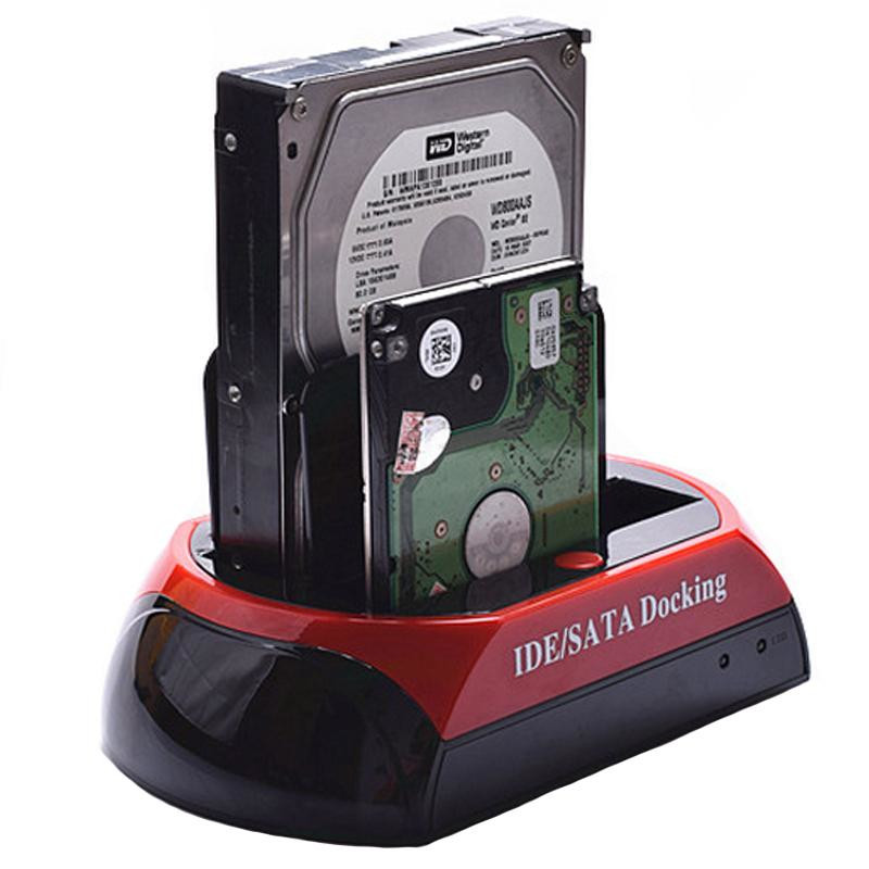DOCK LECTEUR DE DISQUES SATA/IDE HDD 2.5/3.5 VIA USB 3.0 AVEC TRANSFORMATEUR CLONE DRIVE