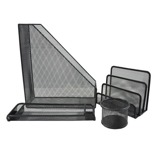 EAGLE METALLIC 6-IN-1 DESK ORGANIZER