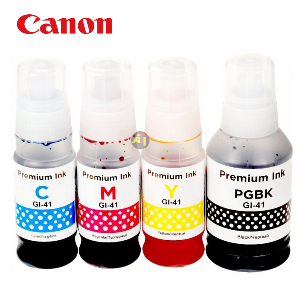 PACK ENCRE IMPRIMANTE CANON G41 CMYN 3x70/140ml KOANAN